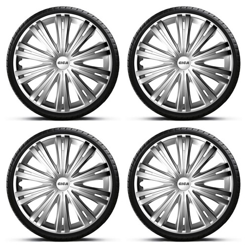 Wheel trims silver hub - wheel, 16"