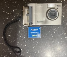 Kodak DC3800 Digital Camera with 64MB JESSOPS Memory Card. Tested 2 AA batteries