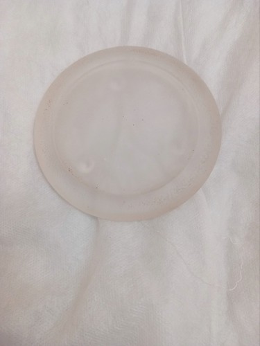 Vintage frosted glass pillar - frosted,