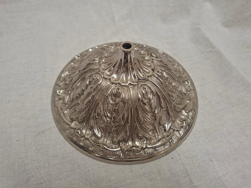 Vintage ornate brass nickel - brass,