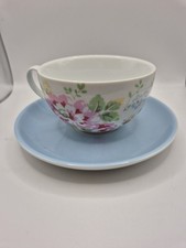 Cath Kidston Spray Flowers Floral Cup and Saucer Excellent Used Condition 