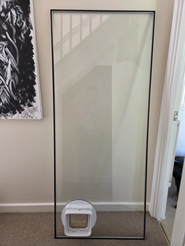 Glass window with hole - glass, for
