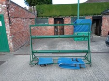 Short mat bowling mat trolley