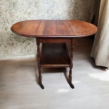 Vintage Oak Two Levels Tea