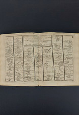 Bridgewater to Hatherleigh Road Map, Thomas Gardner 1719 Original Barnstaple