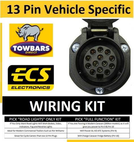 Pin towbar wiring kit - pin,