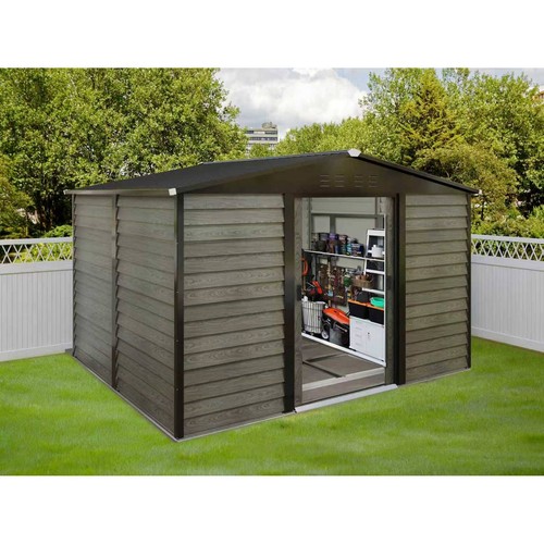 10x8ft galvanized metal - galvanized, garden