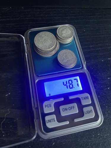 Silver scrap coins joblot - silver,