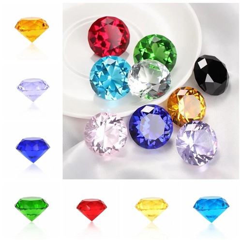 Glass crystal diamond shaped - glass,