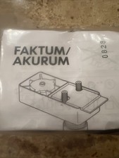 New Ikea Akurum 300.763.19  Faktum Kitchen Cabinet Set 4 Legs Adjustable Black