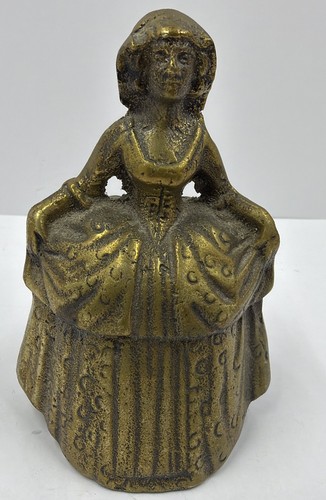 Vintage brass southern lady - brass,