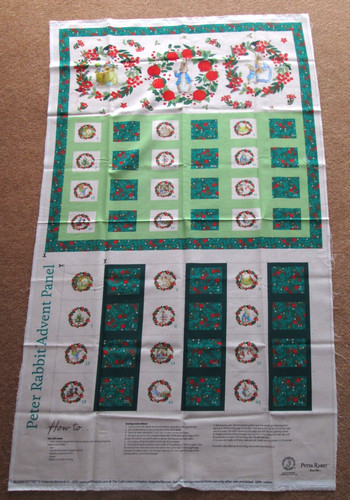 Christmas fabric panel advent - christmas,