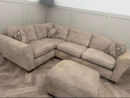 Corner sofa and - corner, footstool
