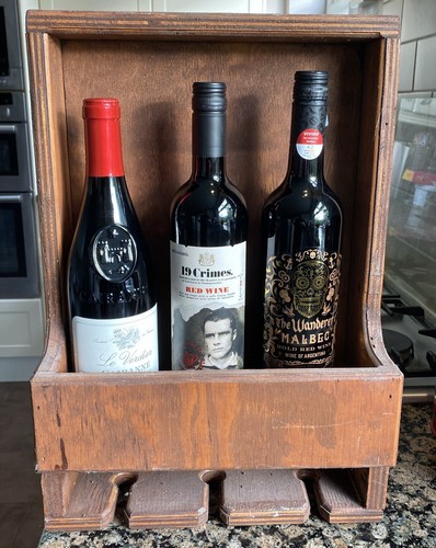 Handmade wooden wine - handmade,