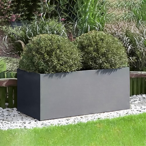 Zinc galvanised steel trough - galvanised,