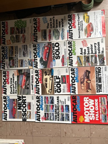 Autocar magazine joblot - autocar, 1990