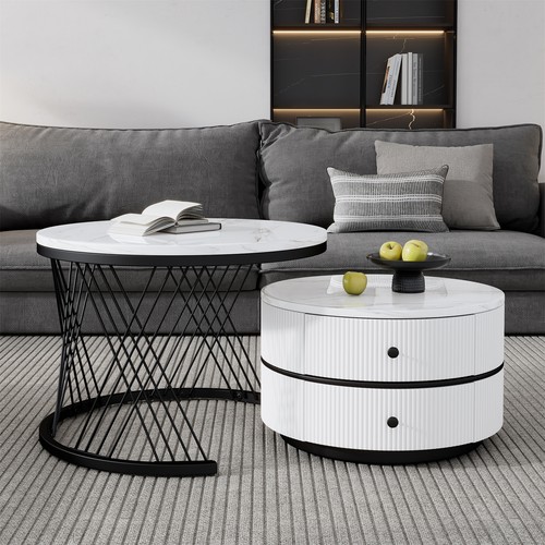 Nesting coffee tables set - nesting, of