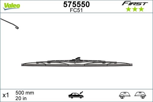 Valeo 575550 wiper blade - valeo,