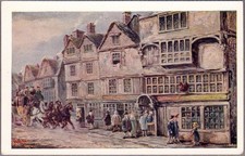 LONDON UB PC THE COCK TAVERN BISHOPSGATE STREET COACHING INN BY H MAGGS