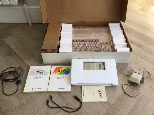 Boxed commodore amiga - amiga, a500