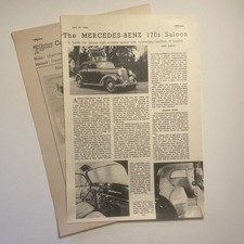 MERCEDES-BENZ 170s SALOON