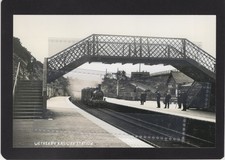 Wetherby Railway Station, Yorkshire, RP Modern Reproduction Postcard :192