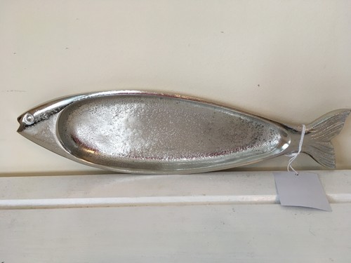 Aluminium metal fish - metal,
