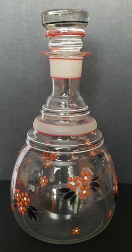 Vintage enamelled glass - vintage,