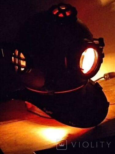 Vintage lamp diving - lamp, us