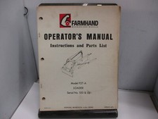 FARMHAND Model F27-A Loader