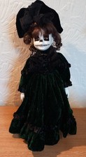 OOAK Creepy Spooky Gothic Horror Porcelain Doll - Madame Ghoul