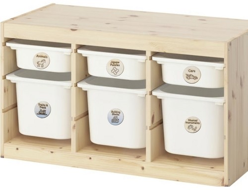 Children toy box storage - children's,