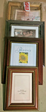 Bundle of 4 Mixed Photo Frames Ornate & Wood Styles 2 New 2 Used Home Décor
