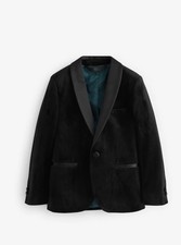 Next Boys Black Velvet Blazer