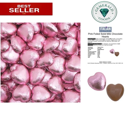 Gourmet milk chocolate hearts - milk,