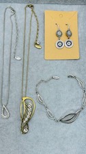 PILGRIM Danish costume jewellery job lot/bundle 4 items necklaces bracelet etc