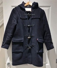 Original Montgomery Men's Blue Duffle Coat Size Small
