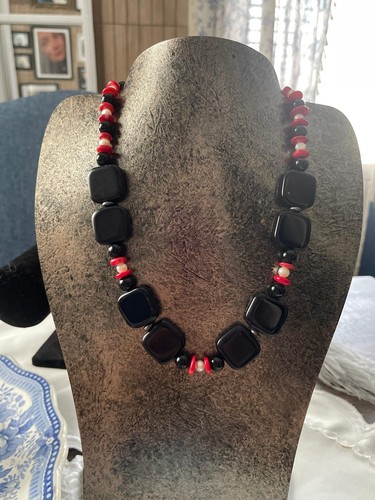 Vintage artisan black glass - vintage,