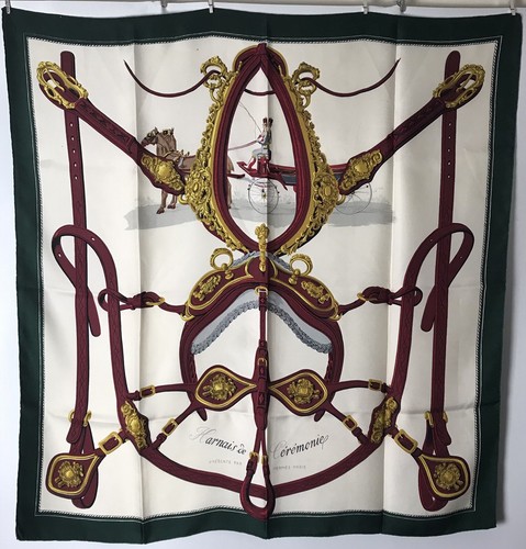 Hermes silk scarf harnais - hermes, de