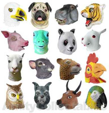 LATEX ANIMAL MASK Full Face