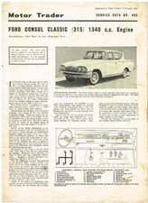 FORD CONSUL CLASSIC 315 SERIES