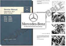 Mercedes M116 M117 V8 Service Workshop Repair Manual R107 560SL 420 560 SEL W126