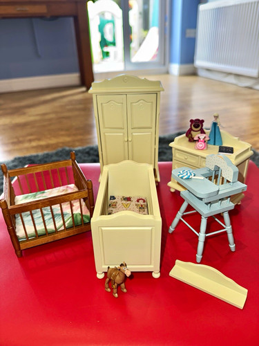 Dolls house nursery - house, set