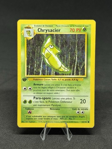 Pokémon tcg chrysacier base - pokémon,