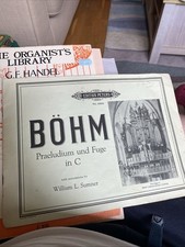 Praeludium Und Fugue In C By Bohm