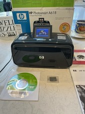 HP Photosmart A618 Compact Photo Printer In Excellent Condition 32MB pic Card
