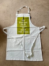 Apron Couthie Gifts Scotland Scottish Dialect Collection Dinnae Fash Yersel 