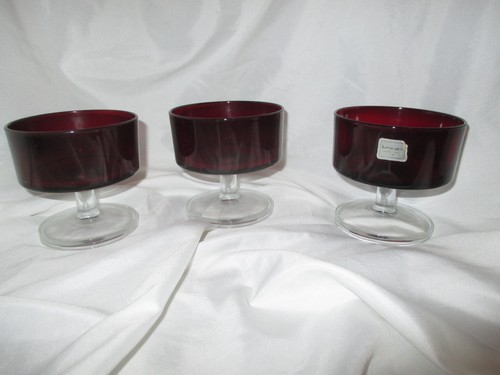 Luminarc 1970s set 3 red - of,