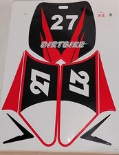 ST068 RED STICKER DECAL KIT