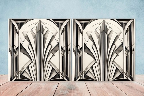 Art deco design ceramic - ceramic, tiles